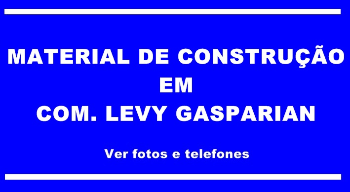 Material de Construção em Levy Gasparian